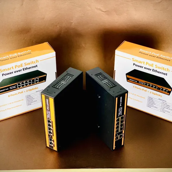 SWITCH SMART POE 4 PORT + 2 UPLINK