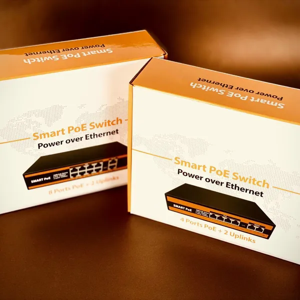 SWITCH SMART POE 4 PORT + 2 UPLINK