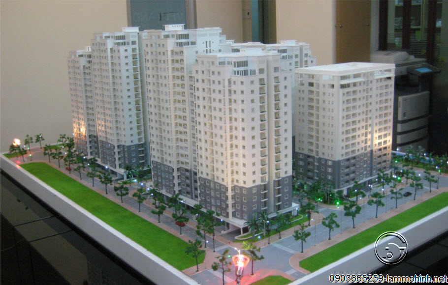 Mô hình kiến trúc tỷ lệ 1/100 Mô hình kiến trúc tỷ lệ 1/100