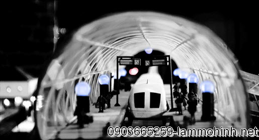 Mô hình kiến trúc ga tàu điện ngầm Mô hình kiến trúc ga tàu điện ngầm