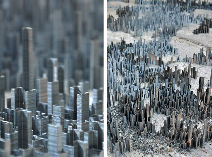 Cận cảnh mô hình kiến trúc Ephemicropolis Cận cảnh mô hình kiến trúc Ephemicropolis