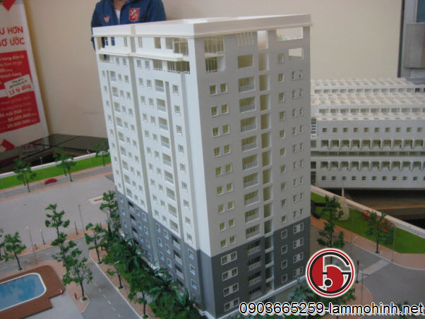 Mô hình chung cư được thiết kế tinh tế Mô hình chung cư được thiết kế tinh tế
