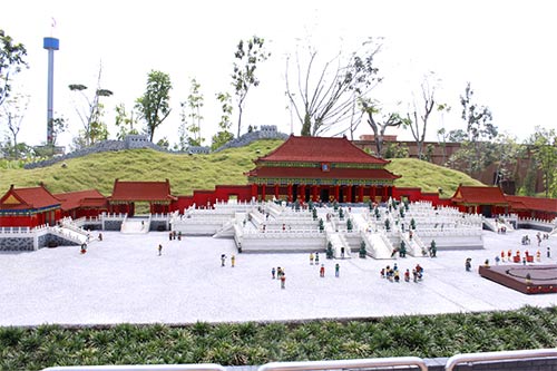 Mô hình kiến trúc Tử Cấm Thành của Trung Quốc Mô hình kiến trúc Tử Cấm Thành của Trung Quốc