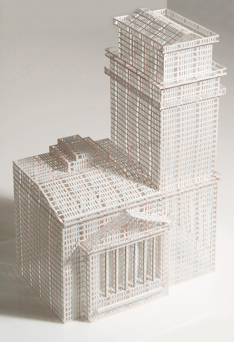 Mô hình kiến trúc bằng giấy đặc sắc  MOHINHLITICOM