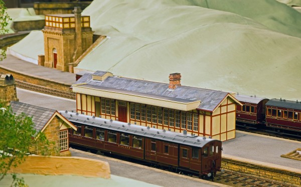 Một trong những mô hình kiến trúc hoài cổ của David Một trong những mô hình kiến trúc hoài cổ của David