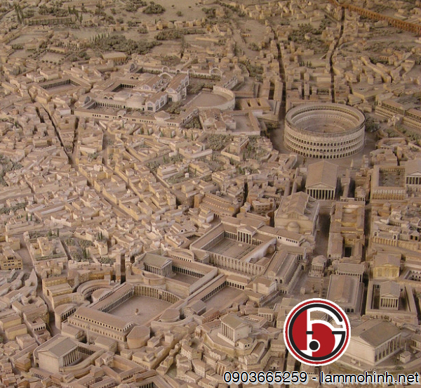Mô hình kiến trúc Plastico di Roma Imperiale là bức tranh khắc họa rõ nét Rome của thế kỷ thứ tư, dưới triều đại của Constantine I Mô hình kiến trúc Plastico di Roma Imperiale là bức tranh khắc họa rõ nét Rome của thế kỷ thứ tư, dưới triều đại của Constantine I