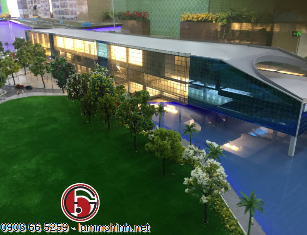 Mô hình kiến trúc nhà ga Cát Linh - Tỷ lệ: 1/150 Mô hình kiến trúc nhà ga Cát Linh - Tỷ lệ: 1/150