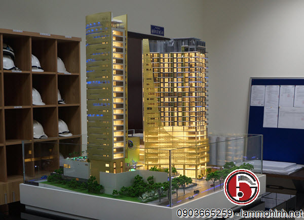 Toàn cảnh mô hình kiến trúc nhìn từ phía sông Hàn