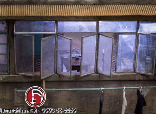 Toàn bộ mô hình kiến trúc thể hiện chính xác sự xuống cấp nặng nề của mộ căn hộ cho thuê Toàn bộ mô hình kiến trúc thể hiện chính xác sự xuống cấp nặng nề của mộ căn hộ cho thuê