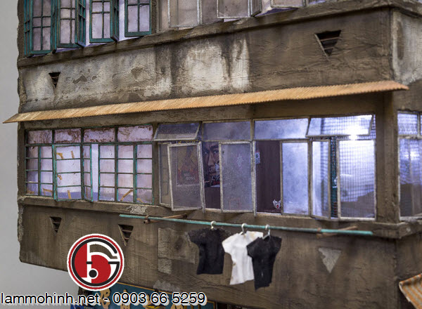 Mô hình kiến trúc mô tả sinh động cuộc sống của tầng lớp thu nhập thấp tại Hồng Kông Mô hình kiến trúc mô tả sinh động cuộc sống của tầng lớp thu nhập thấp tại Hồng Kông