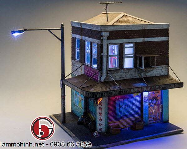 Một tác phẩm khác của Smith - Mô hình kiến trúc một cửa hiệu nhỏ Một tác phẩm khác của Smith - Mô hình kiến trúc một cửa hiệu nhỏ