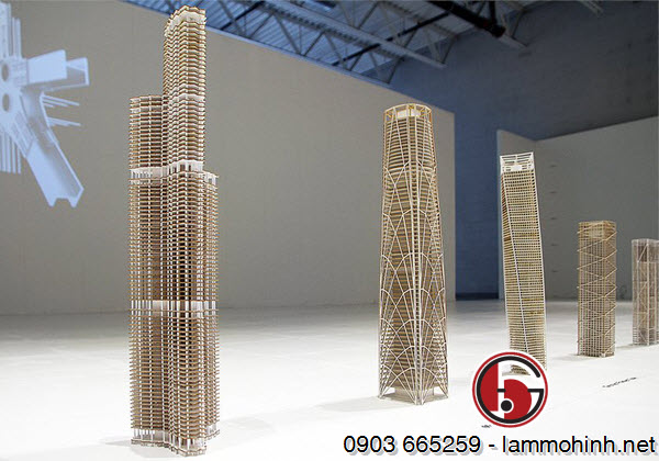 Mô hình kiến trúc tháp Burj Khalifa cao 828m Mô hình kiến trúc tháp Burj Khalifa cao 828m