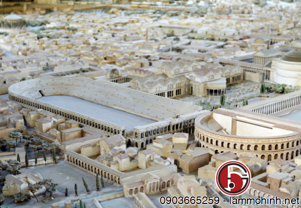Mô hình kiến trúc sân vận động của Domitian (ngày nay là Piazza Navona) Mô hình kiến trúc sân vận động của Domitian (ngày nay là Piazza Navona)