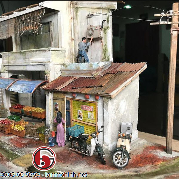 Trong tác phẩm mô hình kiến trúc của Eddie, bạn có thể thấy thường thấy cảnh quan thiên nhiên, nhà để xe và các tình huống đường phố khác nhau Trong tác phẩm mô hình kiến trúc của Eddie, bạn có thể thấy thường thấy cảnh quan thiên nhiên, nhà để xe và các tình huống đường phố khác nhau