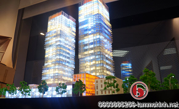 Mô hình công trình nhìn từ dưới lên Mô hình công trình nhìn từ dưới lên