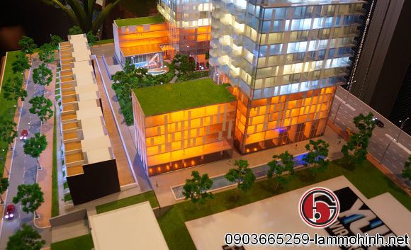 Mô hình nhìn từ khu đất giai đoạn 2 Mô hình nhìn từ khu đất giai đoạn 2