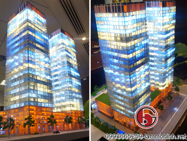 Toàn bộ mô hình được chiếu sáng rực rỡ như một điểm sáng mới trong lòng thành phố Motreal Toàn bộ mô hình được chiếu sáng rực rỡ như một điểm sáng mới trong lòng thành phố Motreal