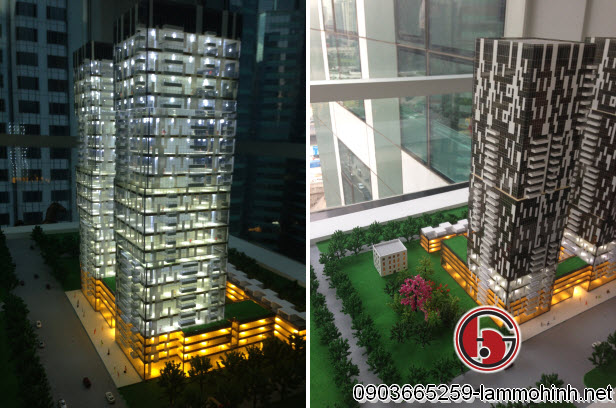 Mô hình do công ty làm mô hình kiến trúc Trung Quốc thực hiện với nhiều chi tiết sai khác so với bản vẽ và số sàn các tầng chỉ bằng 1/2 thực tế Mô hình do công ty làm mô hình kiến trúc Trung Quốc thực hiện với nhiều chi tiết sai khác so với bản vẽ và số sàn các tầng chỉ bằng 1/2 thực tế