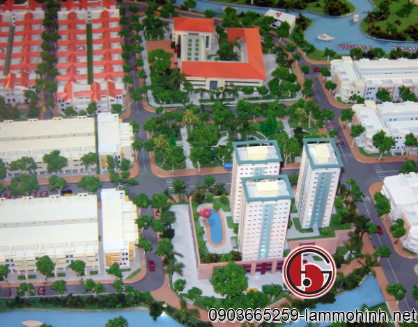 Các công trình công cộng như trường học công viên được thể hiển chi tiết và sinh động Các công trình công cộng như trường học công viên được thể hiển chi tiết và sinh động