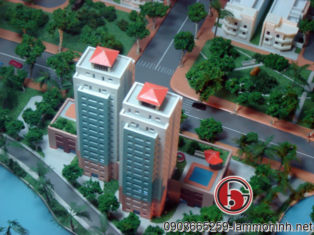 Mô hình kiến trúc chung cư cao tầng trong khu dân cư Mô hình kiến trúc chung cư cao tầng trong khu dân cư