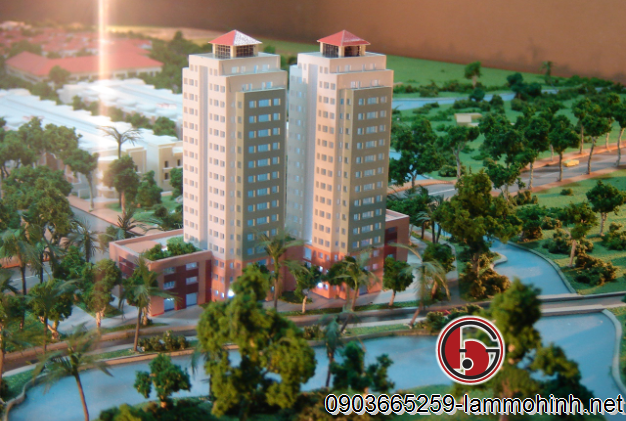 Mô hình kiến trúc mô tả được hình ảnh tương lai của khu vực kênh Ba Bò mà các nhà phát triển dự án hướng tới Mô hình kiến trúc mô tả được hình ảnh tương lai của khu vực kênh Ba Bò mà các nhà phát triển dự án hướng tới