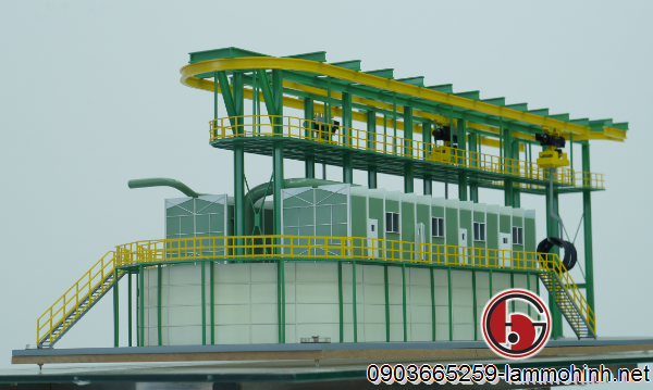 Ekip làm mô hình đã chủ động thay đổi sắc độ để tạo sự hấp dẫn cho mô hình kiếnt rúc công nghiệp Ekip làm mô hình đã chủ động thay đổi sắc độ để tạo sự hấp dẫn cho mô hình kiếnt rúc công nghiệp