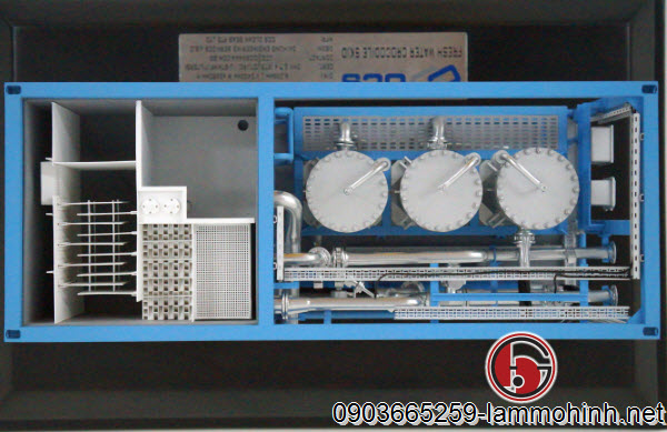 Mặt bằng của mô hình kiếnt rúc OSC với khoang xử lý phía bên trí - quả tim của toàn bộ cấu trúc Mặt bằng của mô hình kiếnt rúc OSC với khoang xử lý phía bên trí - quả tim của toàn bộ cấu trúc