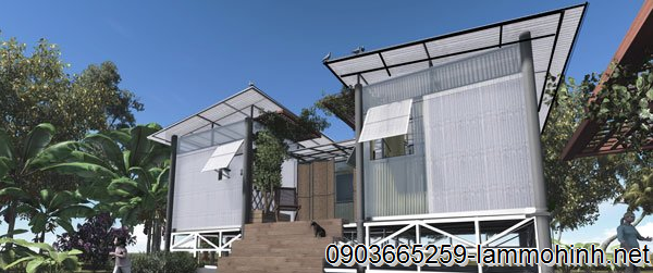 Dự án "Nhà của gia đình" của nhóm SV Trường ĐH Kiến trúc giải Ba Dự án "Nhà của gia đình" của nhóm SV Trường ĐH Kiến trúc giải Ba