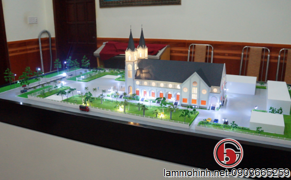 Mô hình kiến trúc nhìn từ mặt hông Mô hình kiến trúc nhìn từ mặt hông