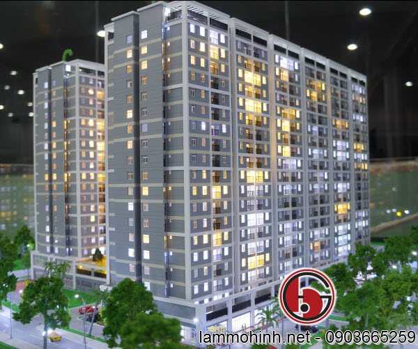 Mặt đứng của tháp B Mặt đứng của tháp B