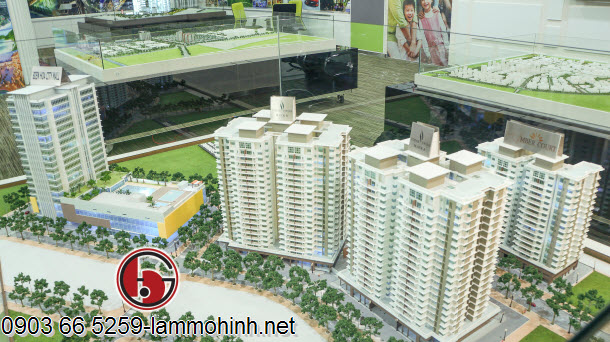 Mô hình kiến trúc Biên Hòa City Square nhìn từ khu căn hộ Topaz Twin B Mô hình kiến trúc Biên Hòa City Square nhìn từ khu căn hộ Topaz Twin B