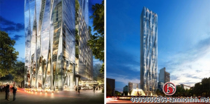 Mô hình kiến trúc tòa nhà Rojkind Arquitectos’ R432 tại Mexico Mô hình kiến trúc tòa nhà Rojkind Arquitectos’ R432 tại Mexico