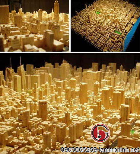 Hình ảnh mô hình khu Mahhattan Hình ảnh mô hình khu Mahhattan