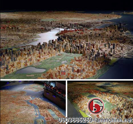 Hình ảnh siêu mô hình thành phố New York Hình ảnh siêu mô hình thành phố New York