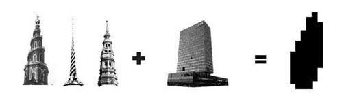 Một mô hình kiến trúc được kết hợp từ rất nhiều công trình nổi tiếng Một mô hình kiến trúc được kết hợp từ rất nhiều công trình nổi tiếng