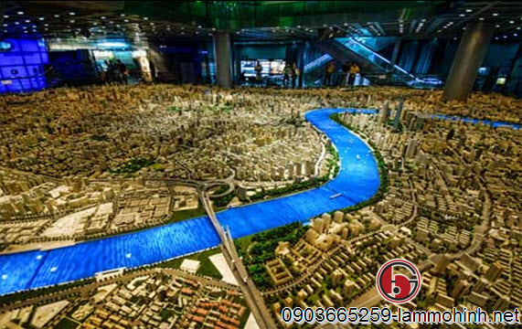 Hình ảnh tổng thể siêu mô hình kiến trúc thành phố Thượng Hải Hình ảnh tổng thể siêu mô hình kiến trúc thành phố Thượng Hải