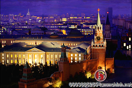 Mô hình thành phố lúc chập tối Mô hình thành phố lúc chập tối