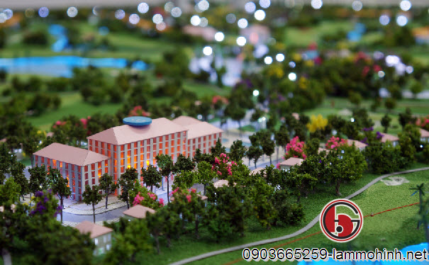 Mô hình kiến trúc khu lưu trú và khách sạn Mô hình kiến trúc khu lưu trú và khách sạn