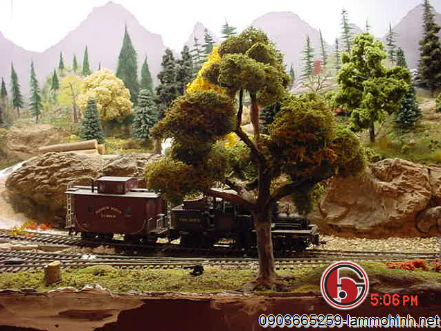 Cây mô hình bằng kẻm thủ công trong mô hình Cây mô hình bằng kẻm thủ công trong mô hình