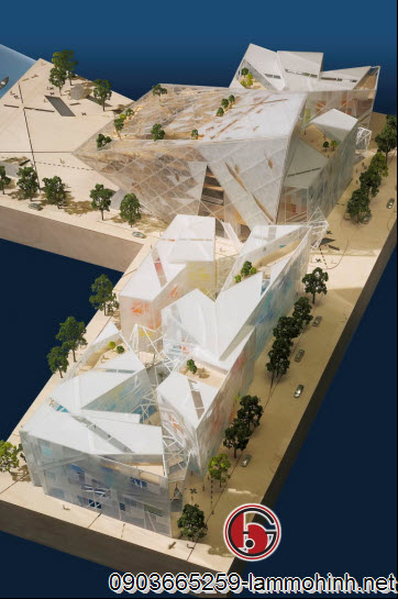 Mô hình kiến trúc bằng mica mỏng và mica màu Mô hình kiến trúc bằng mica mỏng và mica màu