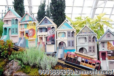 Mô hình kiến trúc từ vật liệu tái chế Mô hình kiến trúc từ vật liệu tái chế