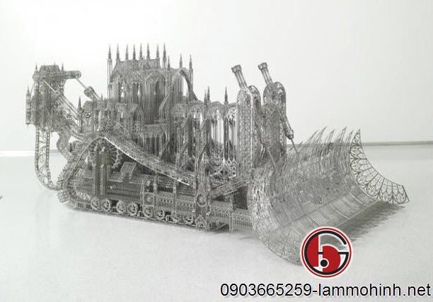 Một mô hình kiến trúc với phong các Gothic của Nathan Coley Một mô hình kiến trúc với phong các Gothic của Nathan Coley