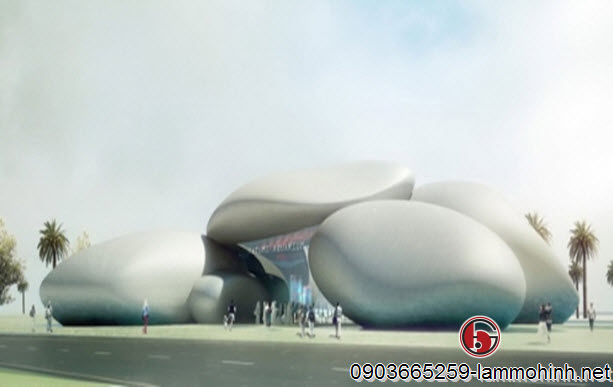 Một kiểu kiến trúc nhà hình các viên sỏi Một kiểu kiến trúc nhà hình các viên sỏi