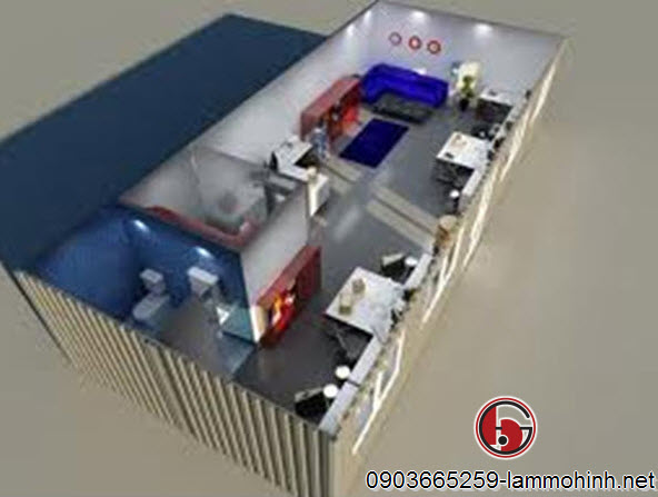 Mô hình kiến trúc nhà container nhỏ gọn nhưng không kém phần tiện nghi Mô hình kiến trúc nhà container nhỏ gọn nhưng không kém phần tiện nghi