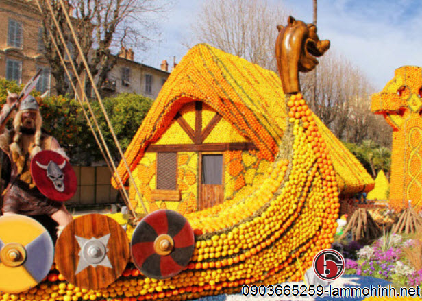 Mô hình kiến trúc nhà và tàu của người Viking Mô hình kiến trúc nhà và tàu của người Viking