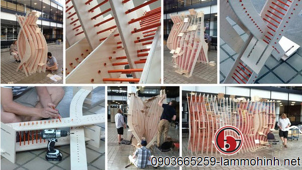 Quá trình làm mô hình kiến trúc đặc biệt. Quá trình làm mô hình kiến trúc đặc biệt.