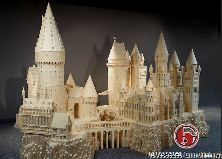 handmade Resin Neuschwanstein model mô hình công trình kiến trúc nổi  tiếng thế giới lâu đài đức