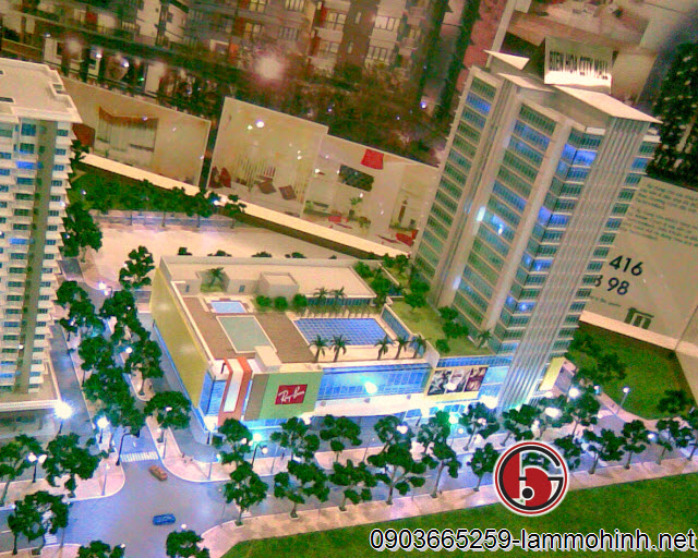Cận cảnh mô hình kiến trúc Biên Hòa City Mall Cận cảnh mô hình kiến trúc Biên Hòa City Mall