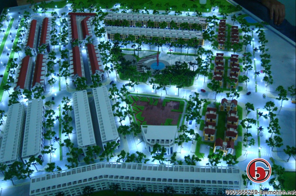 Mô hình kiến trúc phức hợp long hội city Mô hình kiến trúc phức hợp long hội city