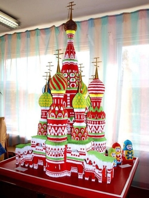 Mô hình kiến trúc thánh đường St Basil Mô hình kiến trúc thánh đường St Basil